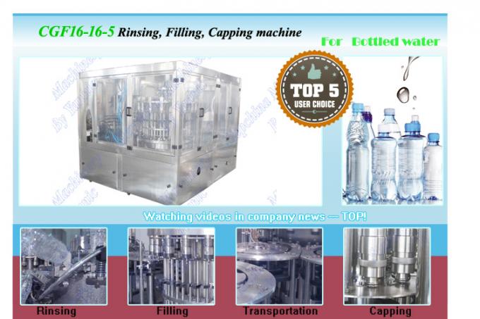 Große automatische Wasser-Füllmaschine, Trinkwassergewinnungs-Fließband 7000 B/H
