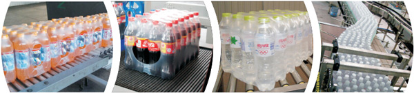 Kohlenstoffstahl-Wasser Flaschen-Verpackungsmaschine/Fruchtsaft-Füllmaschine 35 - 40pcs/min